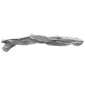  Woodland Collection 5'' Wide Leafy Branch Cabinet Pull, Left Side in Antique Pewter, 5'' W x 1-1/8'' D x 7/8'' H