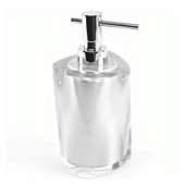  Gedy Soap Dispenser, 6-1/5'' H x 3-7/10'' W x 3-7/10'' D, Silver