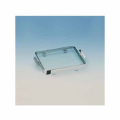  Windisch Accessories Box Crystal Tray 5.3'' X 4.3'' X 0.3'' in Satin Nickel
