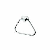 Towel Ring 6.24'' L, Chrome Plated Brass, 6-3/10'' W