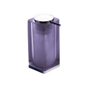  Square Resin Soap Dispenser, 2-9/10'' L x 2-9/10'' W x 6-1/5'' H, Lilac