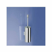  Windisch Accessories Wall Mounted Toilet Brush with Lid in Chrome