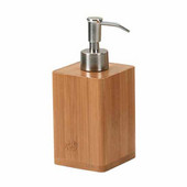  Gedy Soap Dispenser, 6-3/5'' H x 2-9/10'' W x 2-9/10'' D, Natural