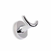  Diana Collection Wall Mounted Chrome Double Robe Hook, Chrome