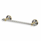  Wall Mounted Classic-Style Brass 16 Inch Towel Bar, Chrome