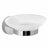  Gedy Eros Collection Soap Dish, Chrome, 4-1/4''W x 4-9/10''D x 2-1/5''H