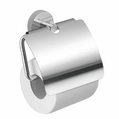 Gedy Eros Collection Toilet Paper Holder, Chrome, 5-3/10''W x 2''D x 5-1/3''H