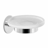  Gedy Gea Collection Soap Dish, Chrome, 4-1/3''W x 4-1/3''D x 2-1/6''H