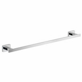 Gedy Atena Collection Towel Bar, Chrome, 23-5/8''W x 2-1/6''D x 1-3/8''H
