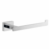  Gedy Atena Collection Toilet Paper Holder, Chrome, 7-1/2''W x 2-1/2''D x 1-3/8''H