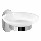  Gedy Febo Collection Soap Dish, Chrome, 4-1/4''W x 4-2/3''D x 2-3/4''H