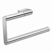  Gedy Canarie Collection Towel Ring, Chrome, 7-9/10''W x 1-2/5''D x 3-9/10''H