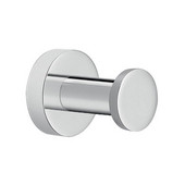  Gedy Ustica Collection Bathroom Hook, Chrome, 1-2/5''W x 1-4/5''D x 1-2/5''H