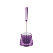  Free Standing Toilet Brush Holder, 5-1/5''W x 5-1/5''D x 14-4/7''H, Lilac