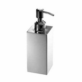  Gedy Soap Dispenser, 3-9/10'' H x 2-3/10'' W x 2-3/10'' D, Chrome