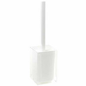  Gedy Toilet Brush Holder, 14-7/10'' H x 3-4/5'' W x 3-4/5'' D, White