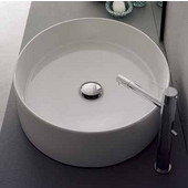  Wind 8030 Above Counter Bathroom Sink in White, 21-3/10'' x 17-7/10''