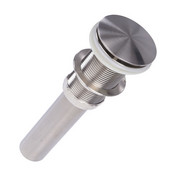 Umbrella Drain without Overflow in Brushed Nickel Finish, 2-1/2'' Diameter x 8-1/2'' H