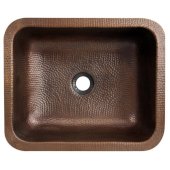  - Hand Hammered Copper Vanity Bowl Sink. 17'' W x 14'' D x 5'' H