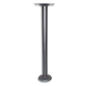  3000 Series Signature Line Table Base 8'' Round Bar Height, Bolt Down, Black Matte, Base Spread: 8'' Diameter, Spider Spread: 9-3/4'' W, Height: 40-3/4'' H
