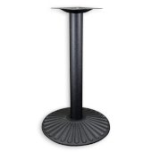  3000 Series Signature Line Sun Table Base 22'' Round Sun Table Height in Black Matte, Multiple Sizes, Base Spread: 22'' Diameter, Spider Spread: 9'' Diameter, Height: 29-1/4'' H, Available in Multiple Sizes