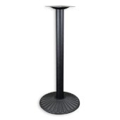  3000 Series Signature Line Sun Table Base 22'' Round Bar Height in Black Matte, Multiple Sizes, Base Spread: 22'' Diameter, Spider Spread: 9'' Diameter, Height: 41-5/16'' H, Available in Multiple Sizes