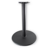  3000 Series Table Bar Height Base, 30'' Round, 41'' High, Black Matte, Available in Multiple Sizes