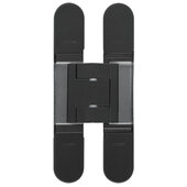  C1430 Series Ceam 3-D Invisible Adjustable Hinges, 7/8''W x 5-1/16''H (22mm x 128mm), Matte Black Painted Finish