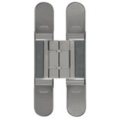  C1430 Series Ceam 3-D Invisible Adjustable Hinges, 7/8''W x 5-1/16''H (22mm x 128mm), Nickel Plated Finish