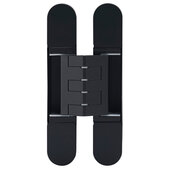  C1431 Series Ceam 3D Invisible Hinge in Matte Black, Load Capacity: 331 lbs, 1-1/4'' W x 1-1/8'' D x 7-1/16'' H (32mm W x 29mm D x 180mm H)