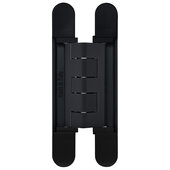  C1432-W Series Ceam 3D Invisible Hinge in Matte Black Paint, Load Capacity: 408 lbs, Non-Reversible, 1-1/4'' W x 1-1/4'' D x 9-1/16'' H