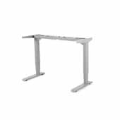 , INC. Electric Height Adjustable Lift Desk Frame in Grey, 39-3/8'' W - 70-7/8'' W x 24'' D x 23-13/16'' H- 49-3/8' H