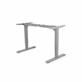 , INC. Electric Height Adjustable Lift Desk Frame in Grey, 39-3/8'' W-70-7/8'' W x 30'' D x 23-13/16'' H-49-3/8'' H