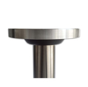 Diameter Glass Table Top Adapter, For Stainless Steel Bases Only