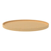  32'' Diameter Wood Full Circle Lazy Susan Independently Rotating, Single Shelf with Pre-Drilled Center Hole for RAS Hardware, 8-Bulk Pack, Natural Maple Finish