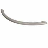 Sidelines by Rev-A-Shelf Crescent 5-7/8''W Cabinet Pull, Center to Center 128 mm (5-1/16''), Satin Nickel