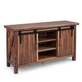  Forest Retreat Entertainment Center in Brown, 56'' W x 19'' D x 32'' H
