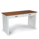  District Writing Desk in Off-White, 54'' W x 22'' D x 30'' H