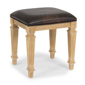  Manor House Vanity Bench in Brown, 17-1/4'' W x 15'' D x 18-1/4'' H