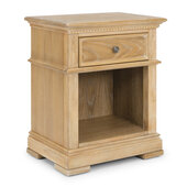  Manor House Nightstand in Brown, 24'' W x 17-1/4'' D x 28'' H