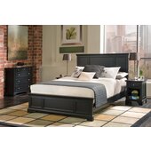  Ashford Queen Bed, Two Nightstands and Chest in Black, 64-3/4'' W x 86'' D x 52'' H