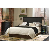  Ashford Queen Headboard, Two Nightstands and Chest in Black, 64-3/4'' W x 2-1/2'' D x 52'' H