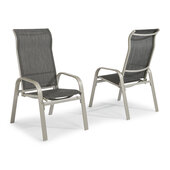  Captiva Outdoor Chaise Lounge Set in Gray, 71-1/2'' W x 26-1/4'' D x 13'' H