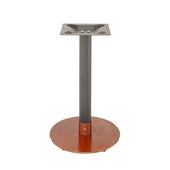 Olivia 30'' Diameter Hammered Copper Table Base With One Copper Collar, 40-3/4''H