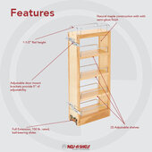 Wall Cabinet Organizers and Accessories