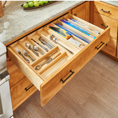 Rev-A-Shelf Tiered Double Combination Drawer for 36'' Cabinet, 32-7/16''W x 21''D x 3-3/4''H