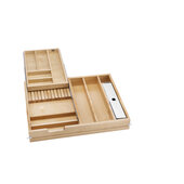Rev-A-Shelf Two Tier Cutlery Drawer, for Frameless Draw Openings 28-1/2''W