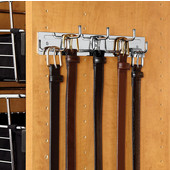 Rev-A-Shelf 12'' Deep Side Mount Belt Rack with No Slide, Numerous Finishes Available