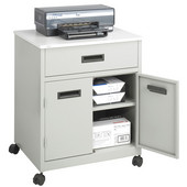 Office Furniture Wave Desk Side Printer Stand By Safco Gray