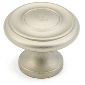  700 Series Traditional Collection 1-1/4'' Diameter Cabinet Round Knob in Distressed Nickel, 1-1/4'' Diameter x 7/8'' D x 3/4'' Base Diameter